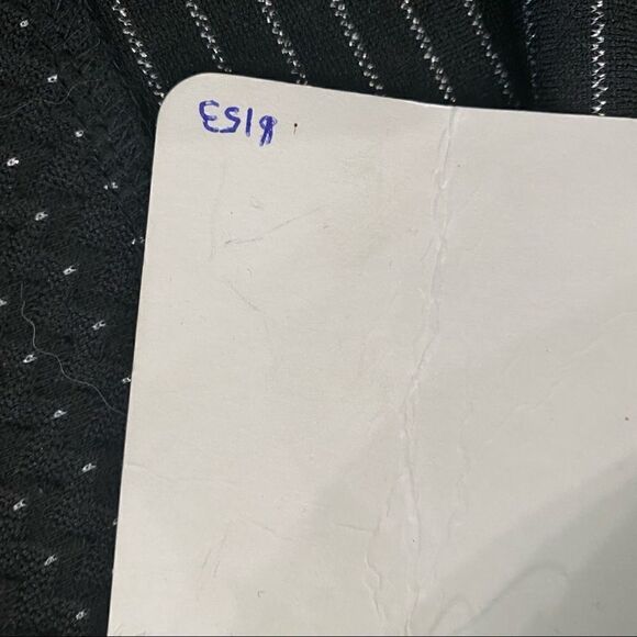 🌟 JULIENNE Black Fitted Pencil Skirt Dotted - Picture 8 of 11